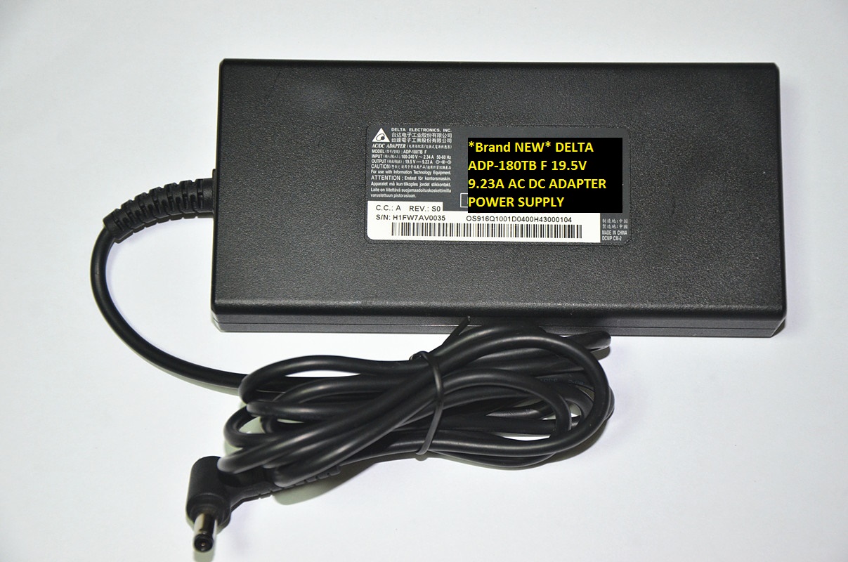 *Brand NEW* DELTA ADP-180TB F 19.5V 9.23A AC DC ADAPTER POWER SUPPLY - Click Image to Close